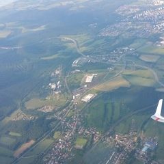 Flugwegposition um 15:53:04: Aufgenommen in der Nähe von Okres Chomutov, Tschechien in 1807 Meter